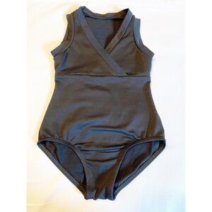 Suffolk dance leotard black petite adult